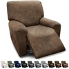 Pfrstuv Chair Covers 4-Pieces Recliner Chair Covers 1 Seater Cover