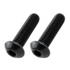 POSH M8X30 900830-B9 Motorcycle Accessories Button Cap Bolts, Stainless Steel,