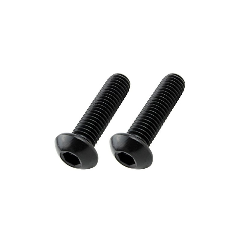 POSH M8X30 900830-B9 Motorcycle Accessories Button Cap Bolts, Stainless Steel,