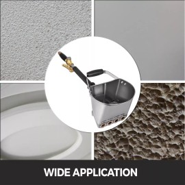 Vevor Tolva pulverizadora de mortero Mortero De Cemento Pulverizador De Pared Pistola De Aleación