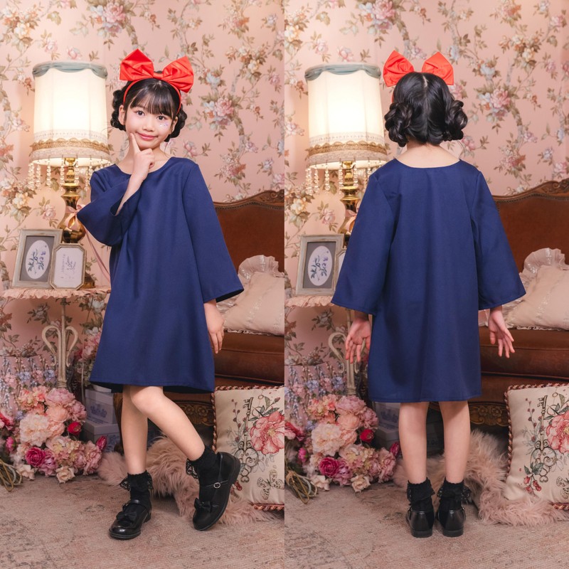 クリアストーン(Clearstone) コスプレ ハロウィン 魔女の宅配屋さん 140cm 女の子 ネイビー