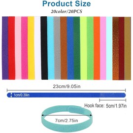 CLDURHGE 40 Pcs Puppy Collar, Puppy ID Collar, Whelping Newborn Pet Collars, Double-Sided Soft Adjustable Identification Collar ID Bands, for Newborn Pets Dog Cat (20 Colors)