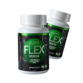 Suplemento Alimenticio - Paquete De 2 Frascos 30 Tabletas c/u- Kukamonga KukaFlex Verde - Con Raíz De Cúrcuma, Vitamina C Y Bayas De Maqui