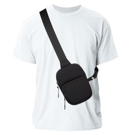 Sling Chest Crossbody Bag, Wasserdicht Schultertasche, 5.5"-7.2" Crossbody Bag Backpack für Männer und Frauen Klein Umhängetasche Brusttasche Herrentasche zum Umhängen, die Outdoor-Sportarten Wandern