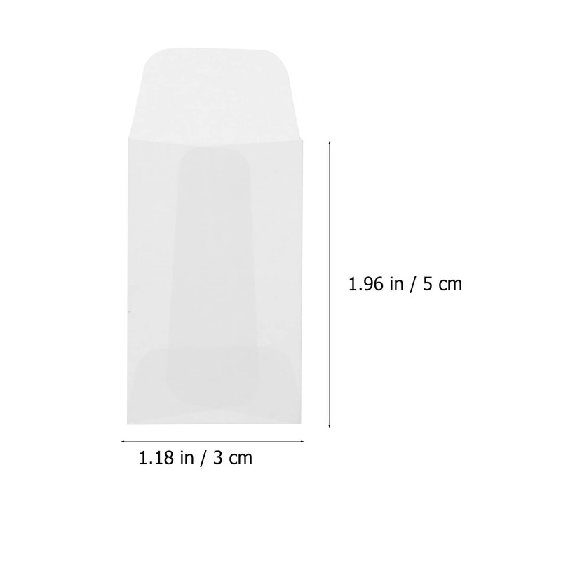 Small Coin Envelope Paper Envelope 50pcs 3x5Cm Mini Parts Jewelry
