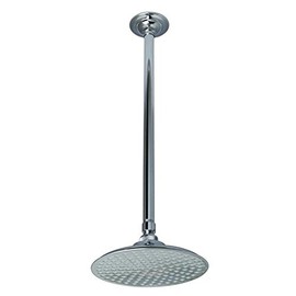Victorian 8" Shower Head and Ceiling Support Combo Finish: Polished Chrome