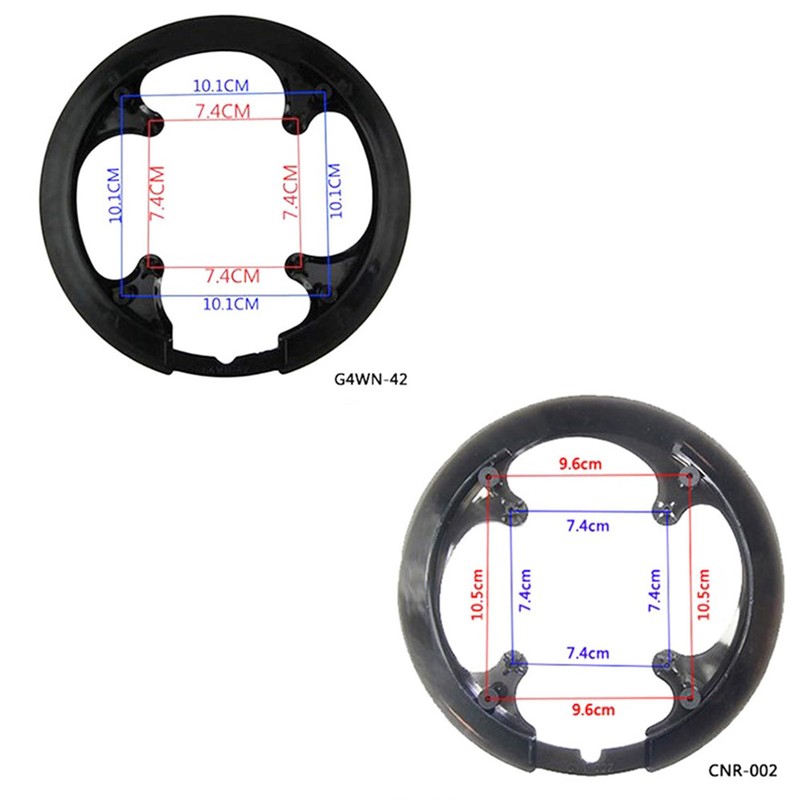 Yundxi Bicycle Chainring Protector, 42T Chain Guard Ring, Sprocket Cover,