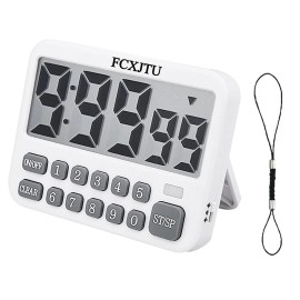 FCXJTU Digital Kitchen Timer, Large Display Cooking timer Cycle Count up/down...
