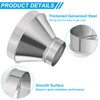 PATIKIL 12 Inch to 6 Inch Round Duct Reducer Increaser
