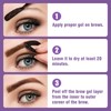 Eyebrow Tint Tattoo Eyebrow Gel Peel Off Easy Makeup (01