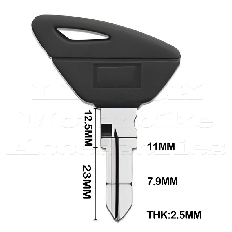 Motorcycle Replacement Key Blanks 2B006659 Compatible with Aprilia RS 660