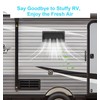 WanDwel Aluminum RV Exhaust Range Hood Vent Cover with Adjustable
