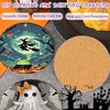 Axquilon 8 Pcs Halloween Diamond Art Coasters Kit for Adults