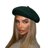 London Design 100% Wool Beret Thick Heavy 75g Plain Colours