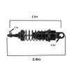 Tbest RC Shock Absorber Damper 2 Pieces Aluminum Alloy 1:18