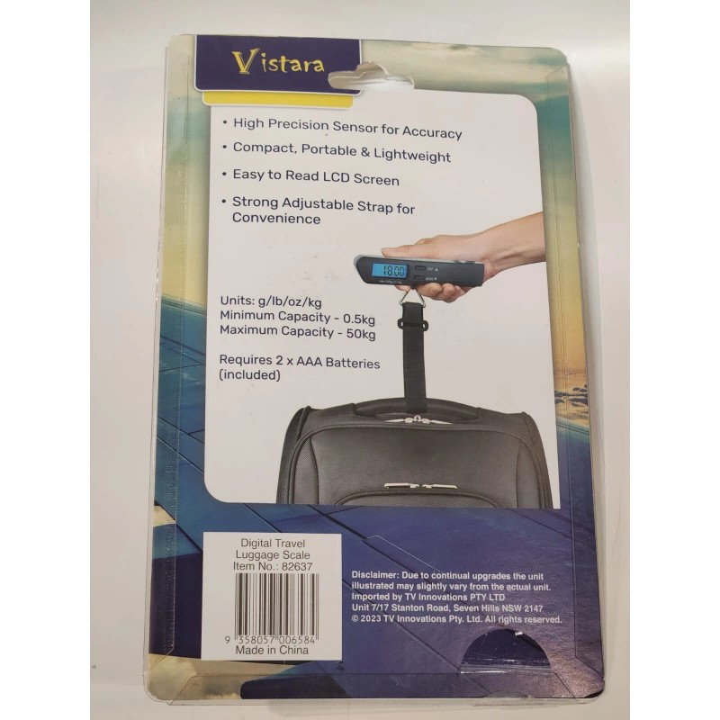 VISTARA BRAND NEW: VISTARA - DIGITAL TRAVEL LUGGAGE SCALE -