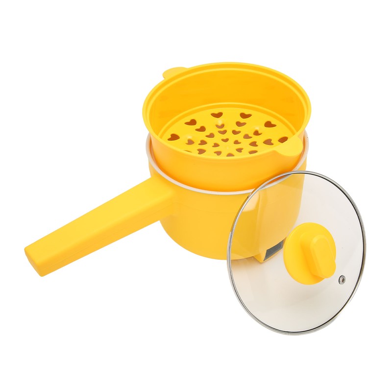 1.8L Multifunctional Electric Pot Annular Heating Tube Long Handle Double