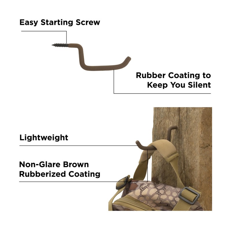 Allen Company Gun Bow Hanger Treestand Hook - Heavy Duty