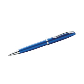 Pelikan Jazz Noble Ballpoint Pen Sapphire (Blue) for Right-Handed and Left-Handed Users, Elegant Metal Ballpoint Pen in Gift Box, 821780