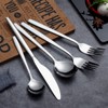 Berglander Flatware Set 40 Pieces, Stainless Steel Flatware Set, Silverware
