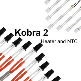 3DPLady Thermistor + Heater Compatible with Anycubic Kobra2 / Plus/Pro/Neo