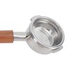 58mm Portafilter Bottomless 2 Ears Detachable Solid Wood and Stainless
