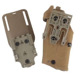 WoSporT Tactical Holster for X300 Lights Compatible with QLS Quick Mount Panel Adapter Leg Shroud Drop