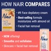 Nair Prep and Smooth Face, Facial Hair Removal for Woman,