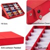 jiffordwind 18 Slot Sunglasses Organizer Box Stand Display Case/Tray, Snap