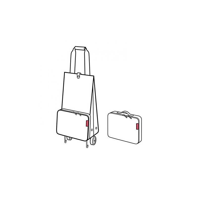 reisenthel foldabletrolley dots - Faltbarer, kompakter Einkaufswagen - einfach zu