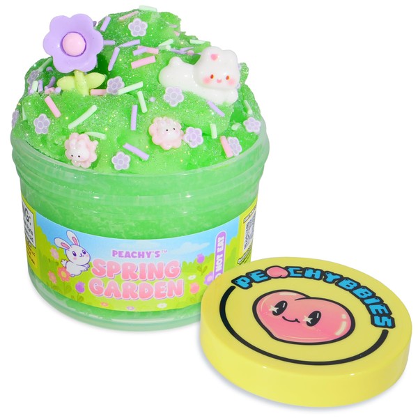 Peachybbies Spring Garden Cloud Slime - Made in USA Premium,