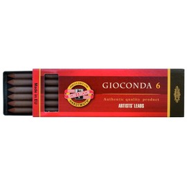 4377 Koh-I-Noor Dry Chalks Light Brown Sepia Pk6 (Box) by Koh-I-Noor