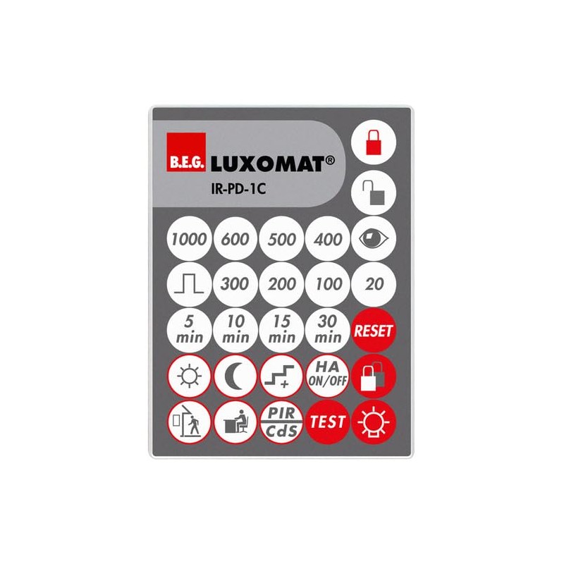 Beg IR Mobility M Ceiling Light Remote Control PD/1 °C