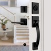 TMC Matte Black Handleset wit Door Lever Knob Handle Single