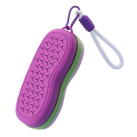 Shelinc Swim Goggles Case with Carabiner and Strap Soft Protective Goggle Case with Breathable Vent Holes