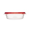 Rubbermaid TakeAlongs Sandwich Food Storage Containers, 2.9 Cup, Tint Chili,