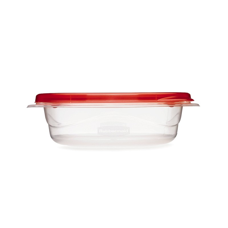 Rubbermaid TakeAlongs Sandwich Food Storage Containers, 2.9 Cup, Tint Chili,