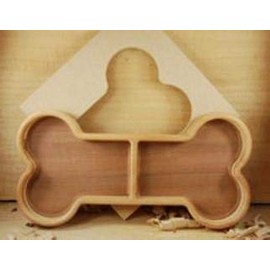 Woodline Bowl and Tray Dog Bone Template