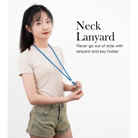 SENLLY Neck Lanyard Strap for Keys, Original Minimalist Design KeyChain and ID Badge Holder