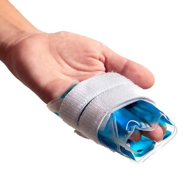Magic Gel Finger Ice Pack | One Finger, One Thumb, Keep Moving | Cold Finger Compression Sleeve & Heating Pad | Soft Gel with Metal Brace Combats Arthritis & Swelling in Fingers & Knuckles