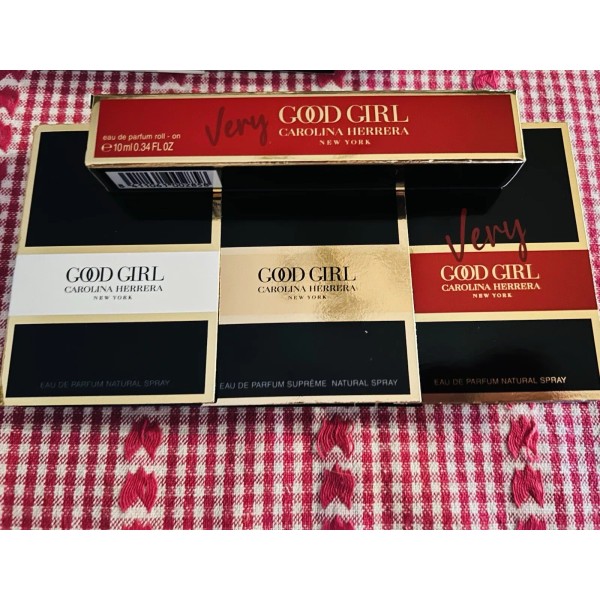 Carolina Herrera 4pc VERY GOOD GIRL EDP Travel 10ml Set