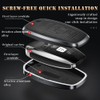 SANRILY 4 Button Key Fob Cover for Lincoln Continental MKC