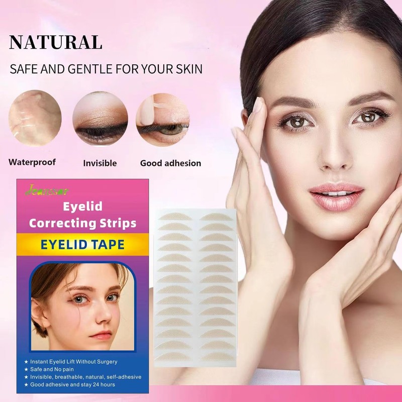 Eyelid Lifter Strips, (840Pcs 5MM) Skin tone Double Eyelid Tape