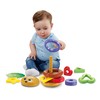 VTech Baby Build-a-Burger, Stacking & Sorting Toy with 6 Food