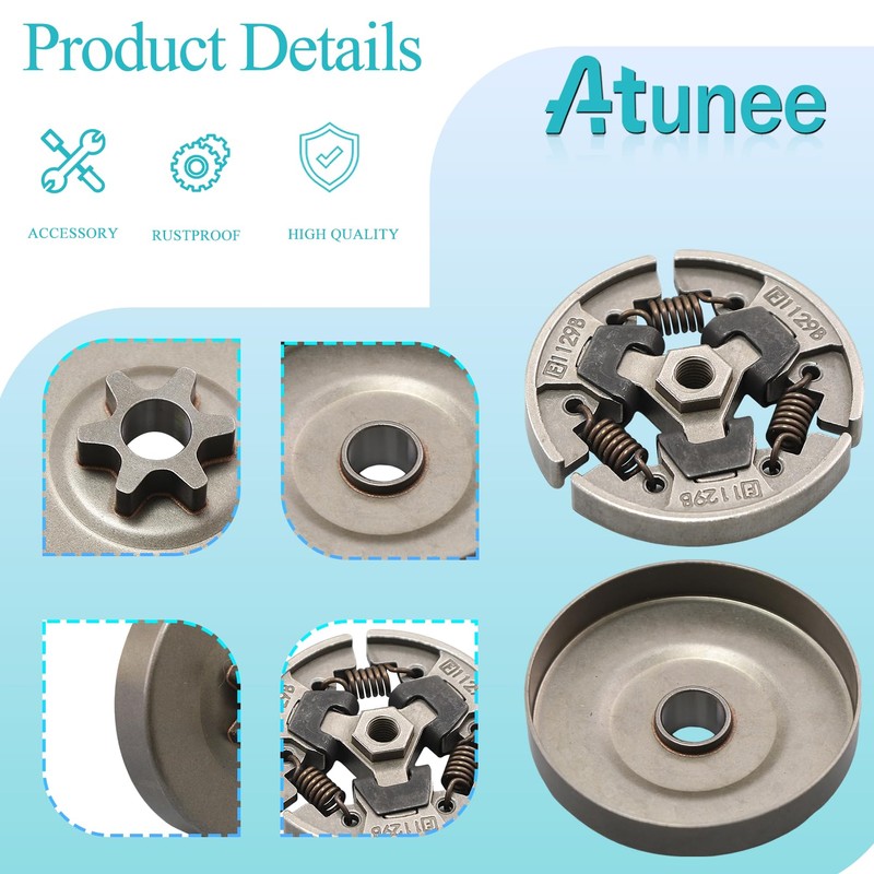 Atunee 3/8'' Sprocket Clutch Drum for Stihl MS192 MS192C MS192T