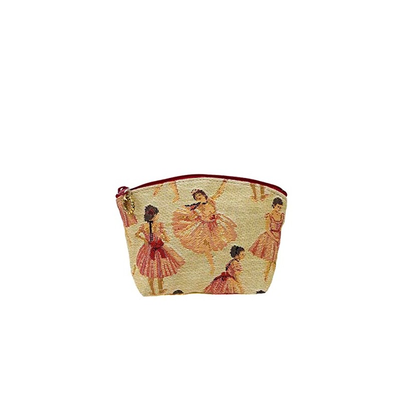 BB Pouch, Small, Ballerina Gobelin, Made in Japan, beige/red