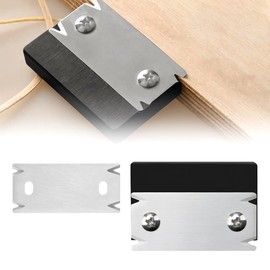 Edge Cutter Edging Bin, Veneer Edge Cutter, Wood Edge Planer with 1 Replacement Blade, Portable Manual Edging Cutter, Non-Slip Edge Planer for PVC, ABS