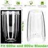 Two Pack 24oz Tall Cup Compatible with Nutribullet 600w 900w