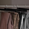 Chunful 10 Pack Wooden Velvet Pants Hangers - 16 Inch