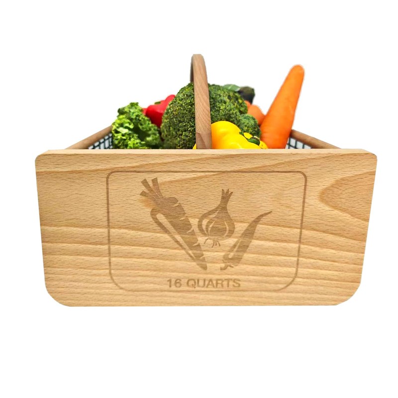 deceptia 16 Quart Large Garden Harvest Basket, Garden Baskets for